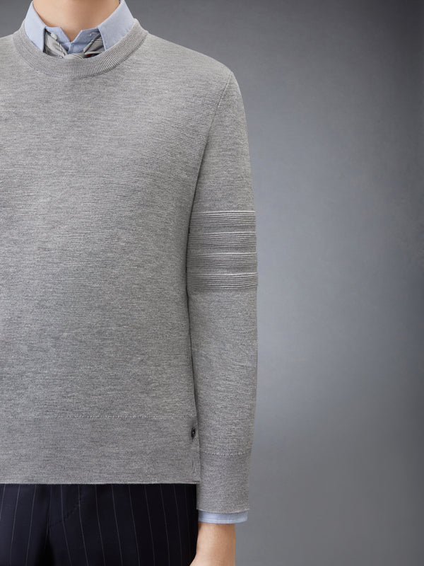 OTTOMAN MILANO STITCH 4-BAR BOMBER PULLOVER - image 5