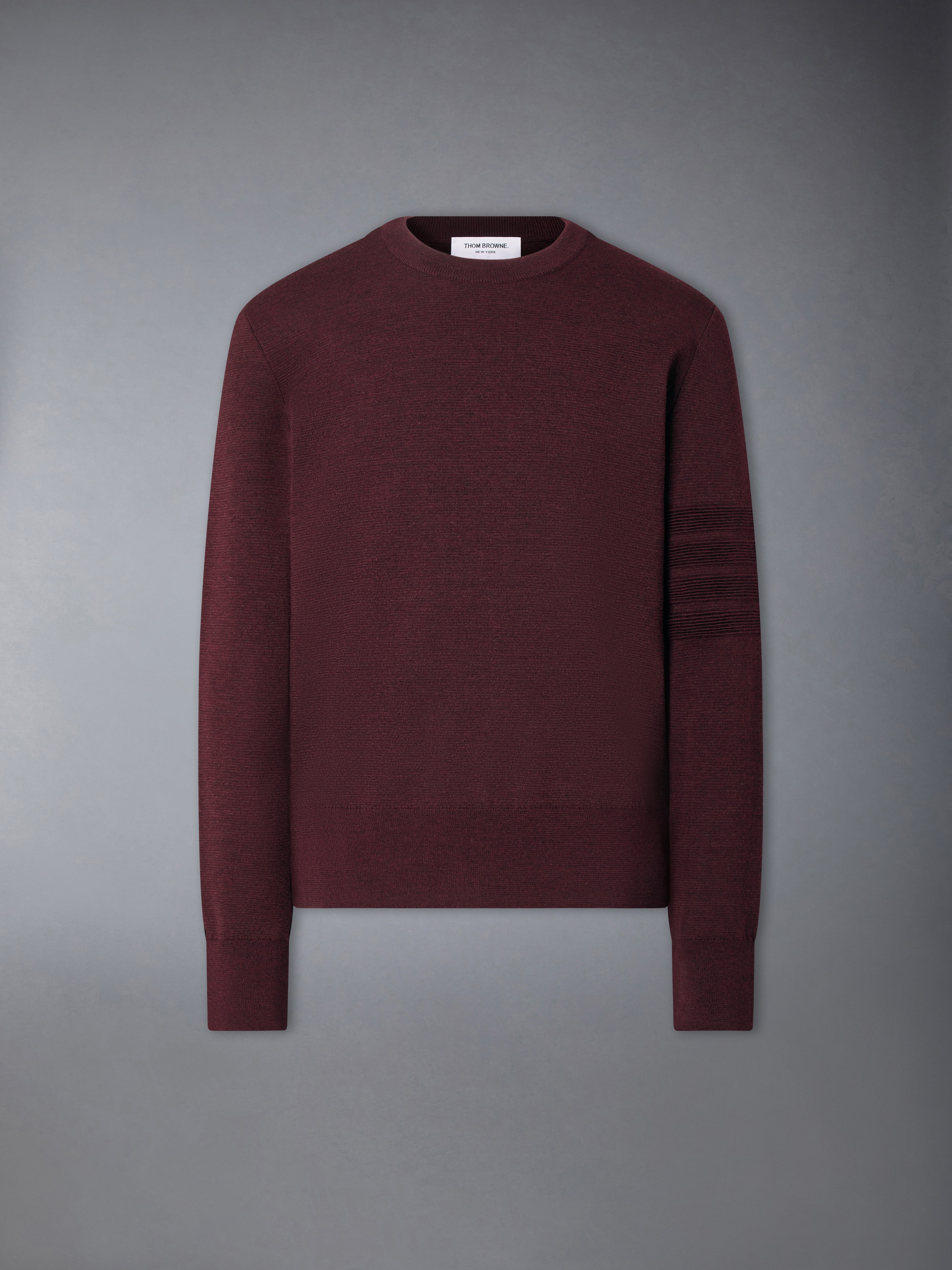 Ottoman Milano Stitch 4-Bar Bomber Pullover | Thom Browne