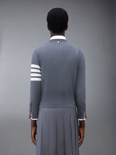 CLASSIC CASHMERE 4-BAR V-NECK CARDIGAN