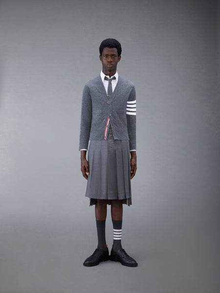 CLASSIC CASHMERE 4-BAR V-NECK CARDIGAN