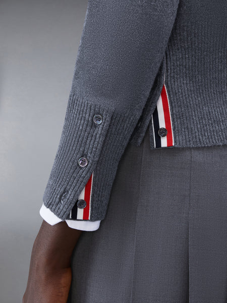 CLASSIC CASHMERE 4-BAR V-NECK CARDIGAN