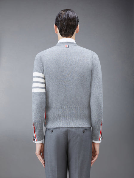 CLASSIC CASHMERE 4-BAR V-NECK CARDIGAN