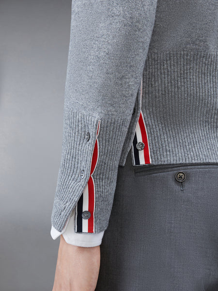 CLASSIC CASHMERE 4-BAR V-NECK CARDIGAN