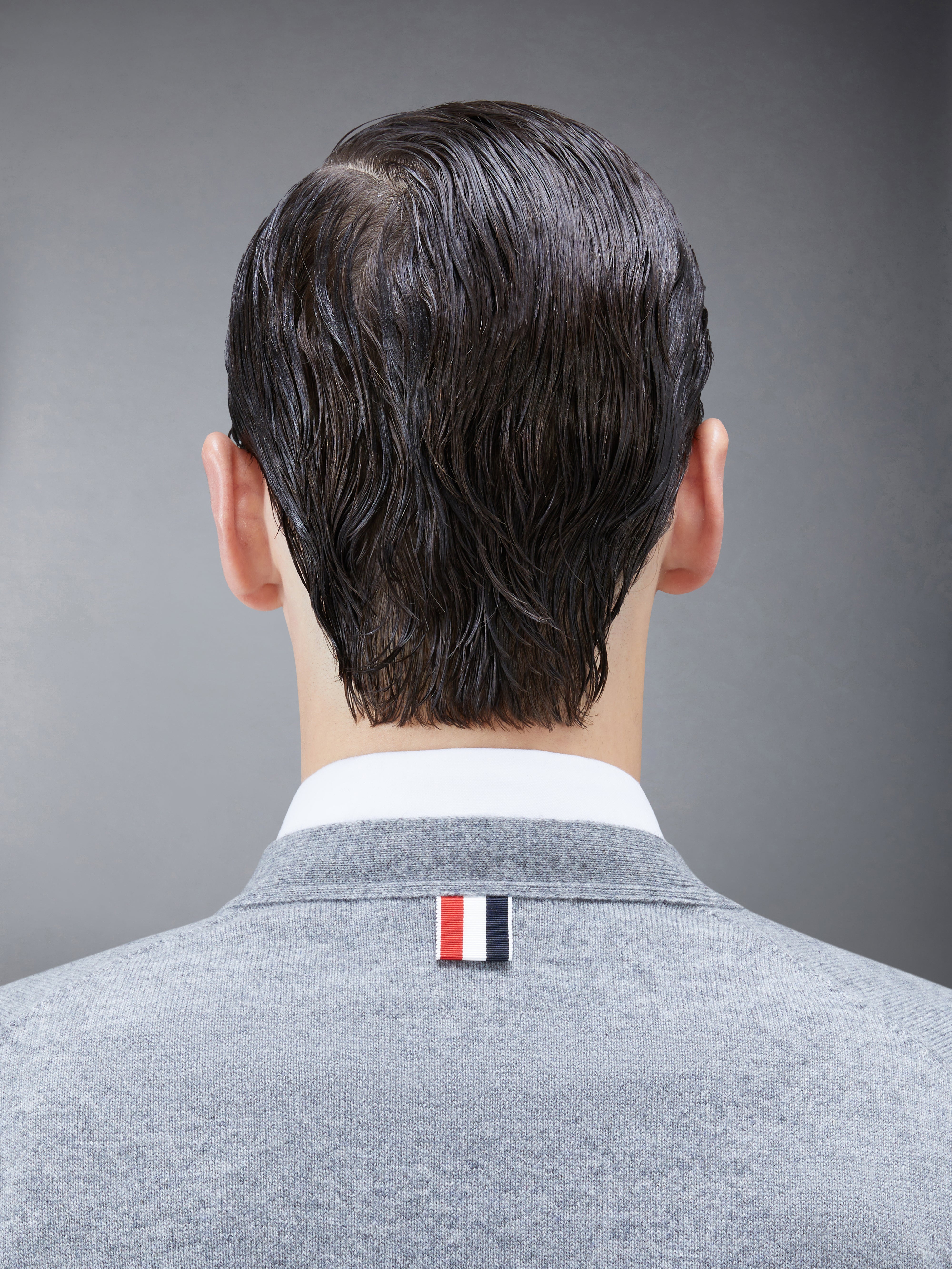 Classic Cashmere 4 Bar V Neck Cardigan | Thom Browne