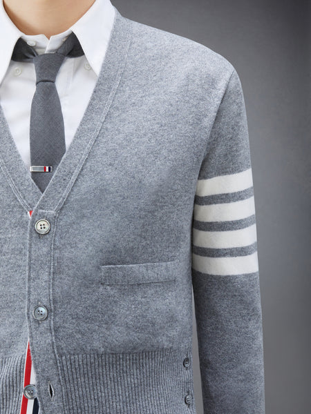 CLASSIC CASHMERE 4-BAR V-NECK CARDIGAN