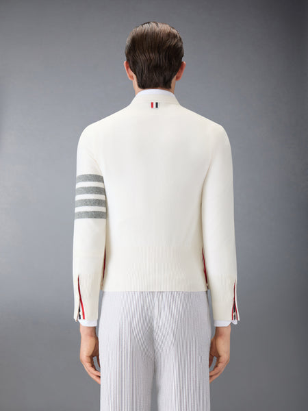 CLASSIC CASHMERE 4-BAR V-NECK CARDIGAN