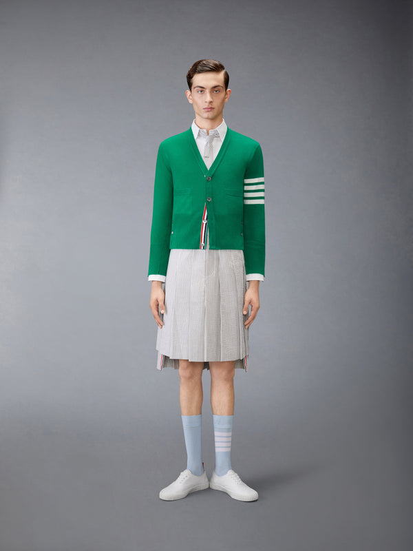 CLASSIC CASHMERE 4-BAR V-NECK CARDIGAN - image 3