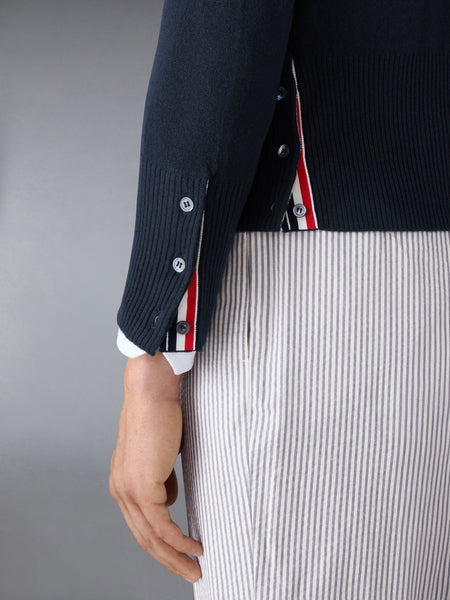 CLASSIC CASHMERE 4-BAR V-NECK CARDIGAN