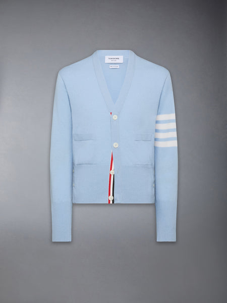 CLASSIC CASHMERE 4-BAR V-NECK CARDIGAN