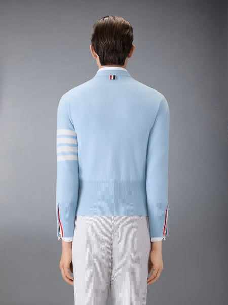 CLASSIC CASHMERE 4-BAR V-NECK CARDIGAN