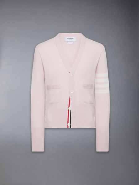 CLASSIC CASHMERE 4-BAR V-NECK CARDIGAN