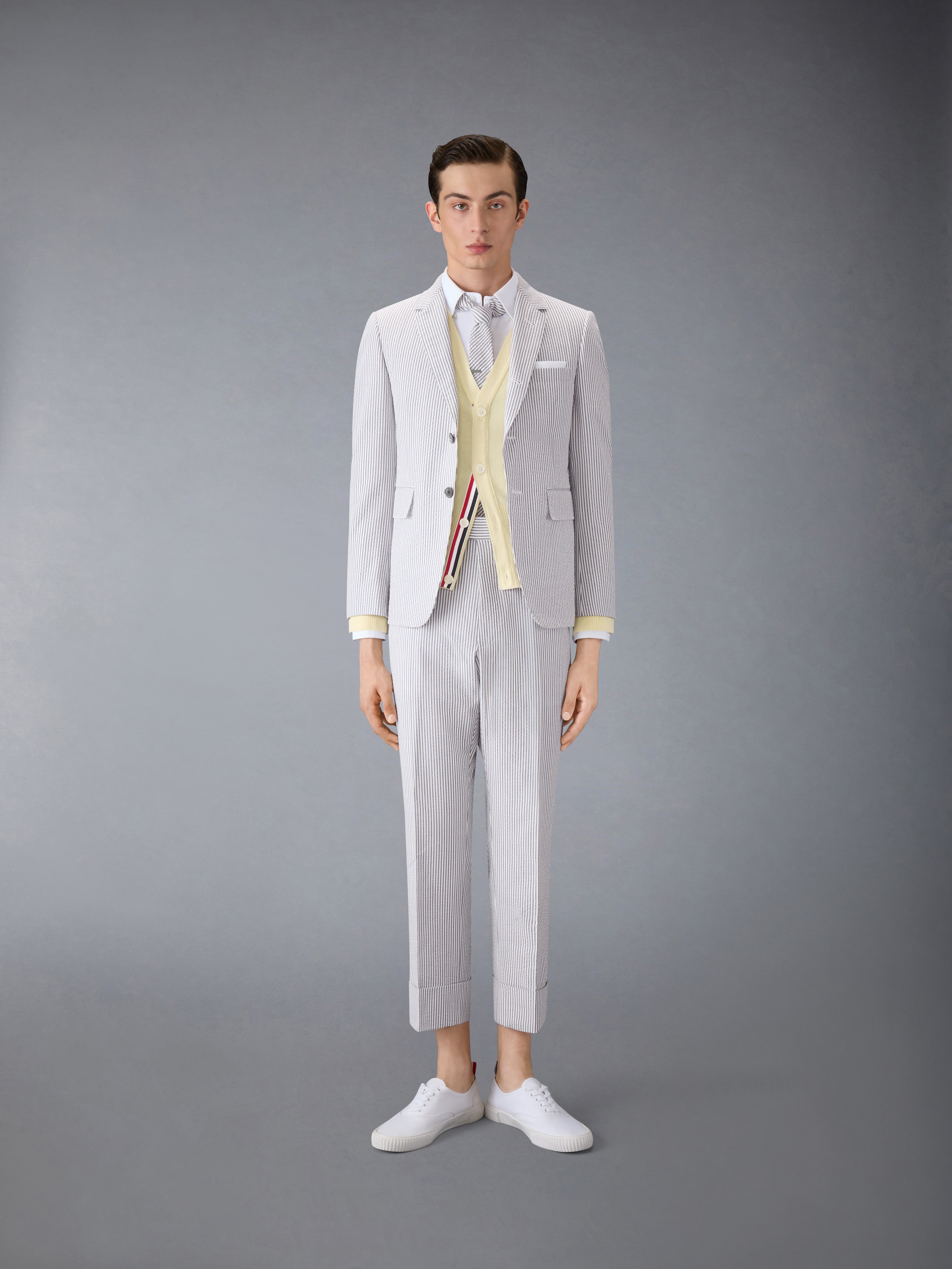 THOM BROWNE Vネックカーディガン カシミア THOM BROWNE Vネックカーディガン カシミア サイズ1 - メルカリ