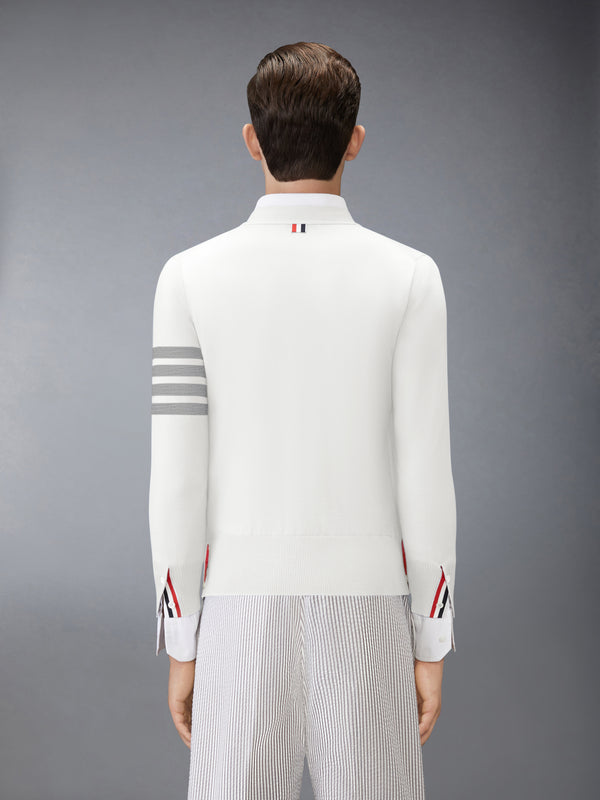 MERINO WOOL 4-BAR CLASSIC V-NECK CARDIGAN - image 2