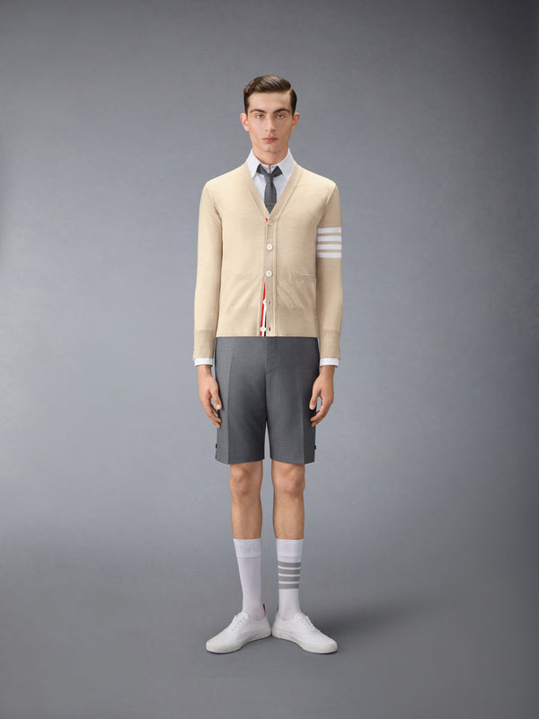 MERINO WOOL 4-BAR CLASSIC V-NECK CARDIGAN - image 3