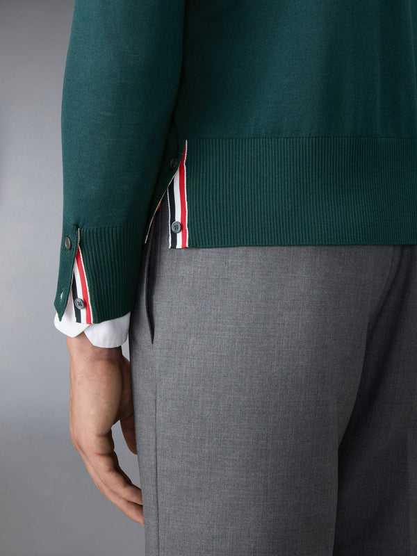 MERINO WOOL 4-BAR CLASSIC V-NECK CARDIGAN - image 4