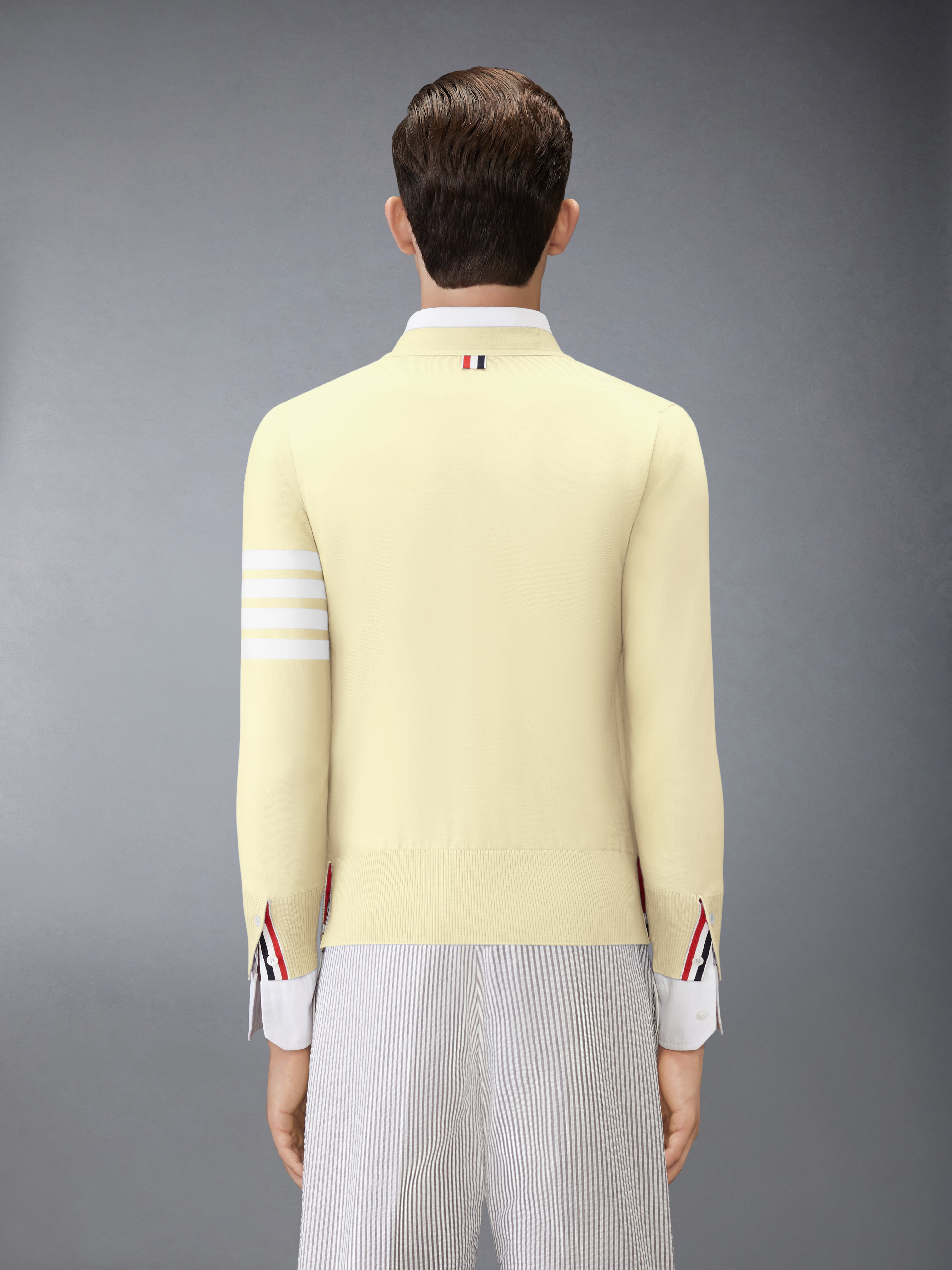 メリノウール 4-BAR クラシック カーディガン | Thom Browne