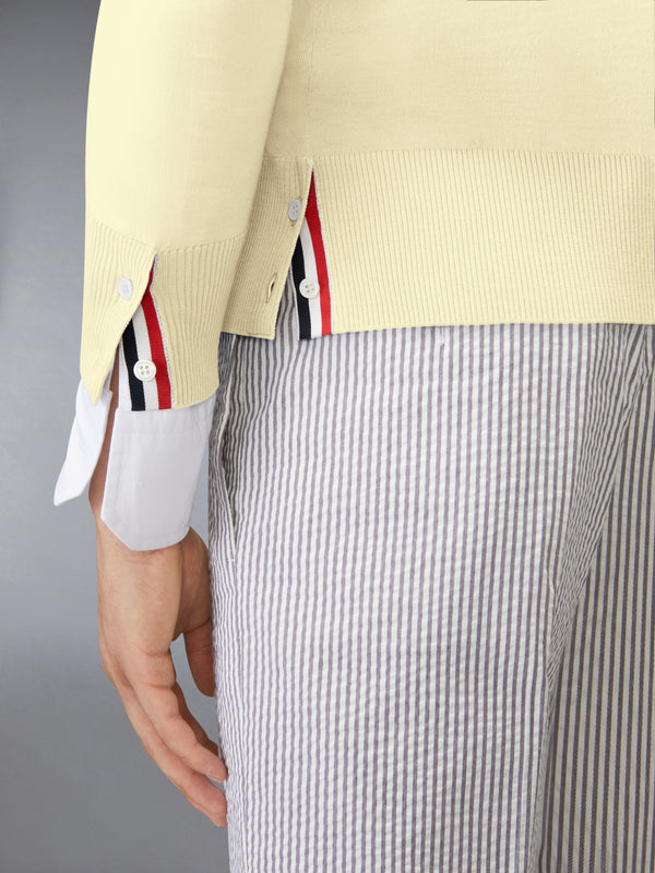 MERINO WOOL 4-BAR CLASSIC V-NECK CARDIGAN - image 4