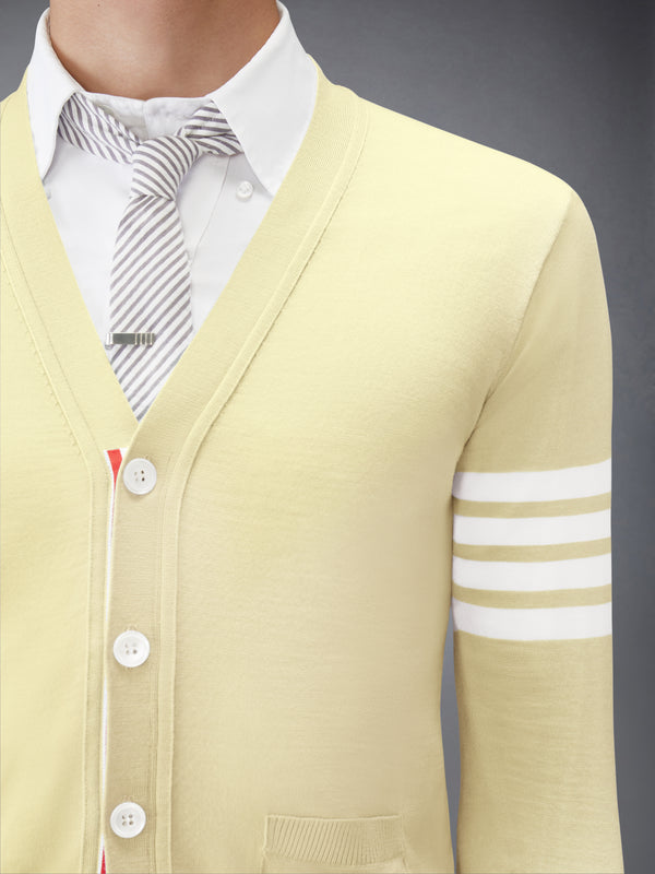 MERINO WOOL 4-BAR CLASSIC V-NECK CARDIGAN - image 5