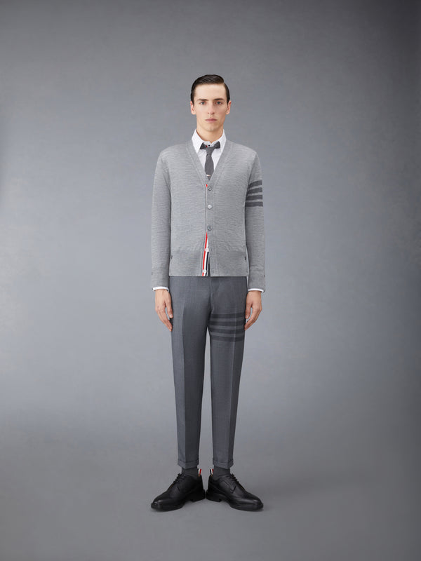 WOOL 4-BAR V-NECK CARDIGAN - image 3