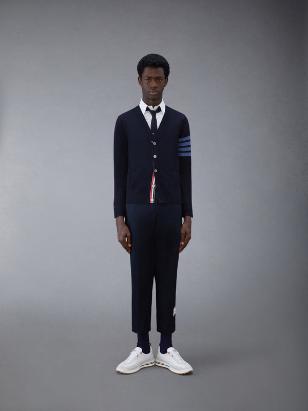 WOOL 4-BAR V-NECK CARDIGAN - image 3