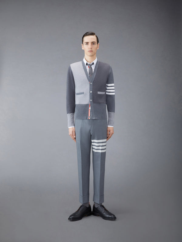 톰브라운 펀믹스 울 브이넥 카디건 MKC160F-00014-982