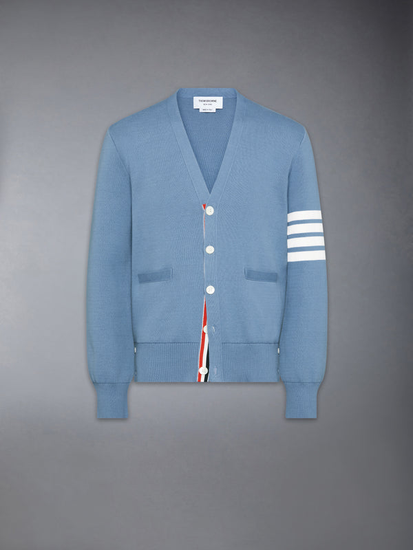 COTTON CREPE 4-BAR MILANO STITCH CARDIGAN - featured image