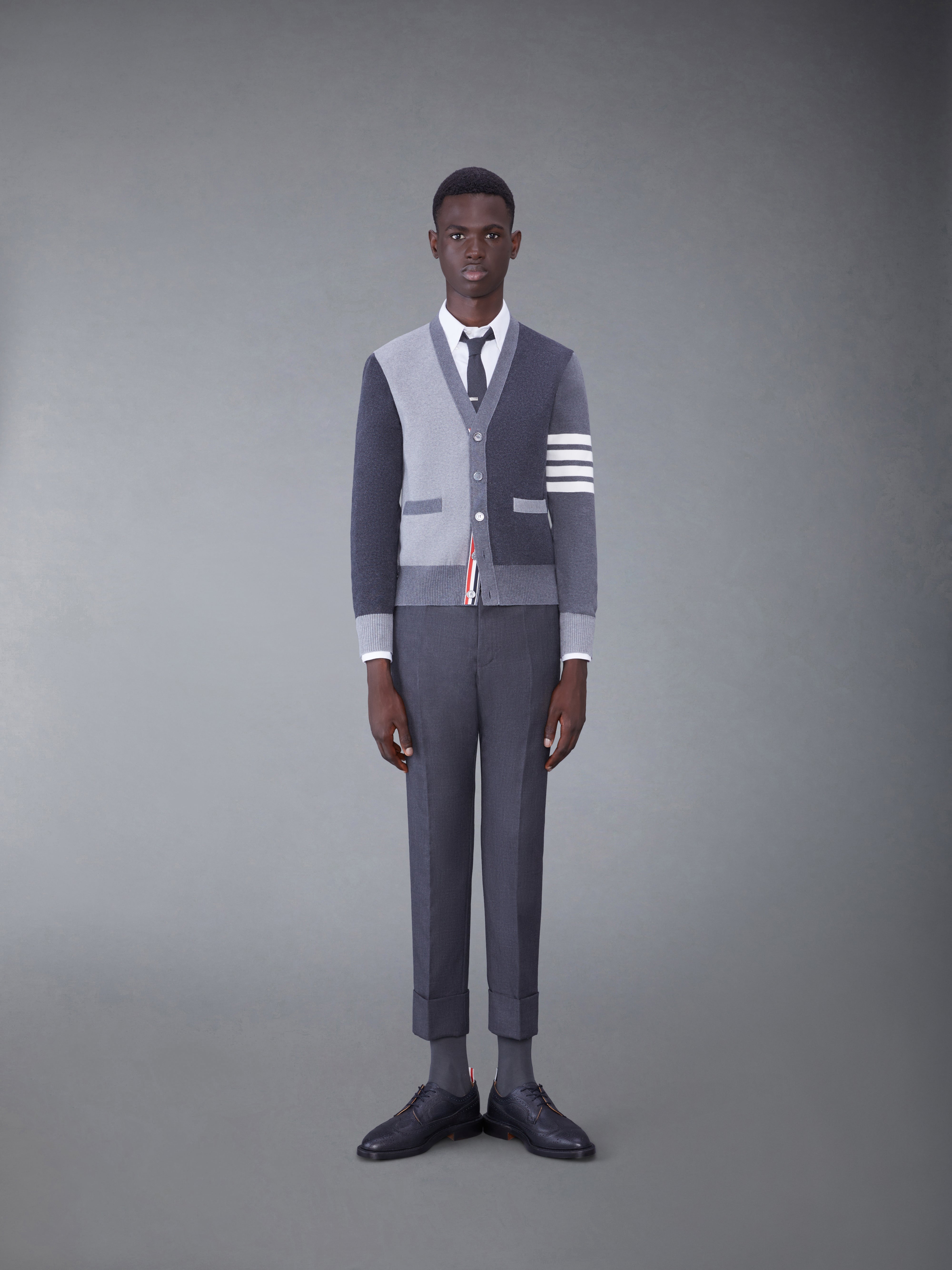 Cotton Crepe 4 Bar Pullover | Thom Browne
