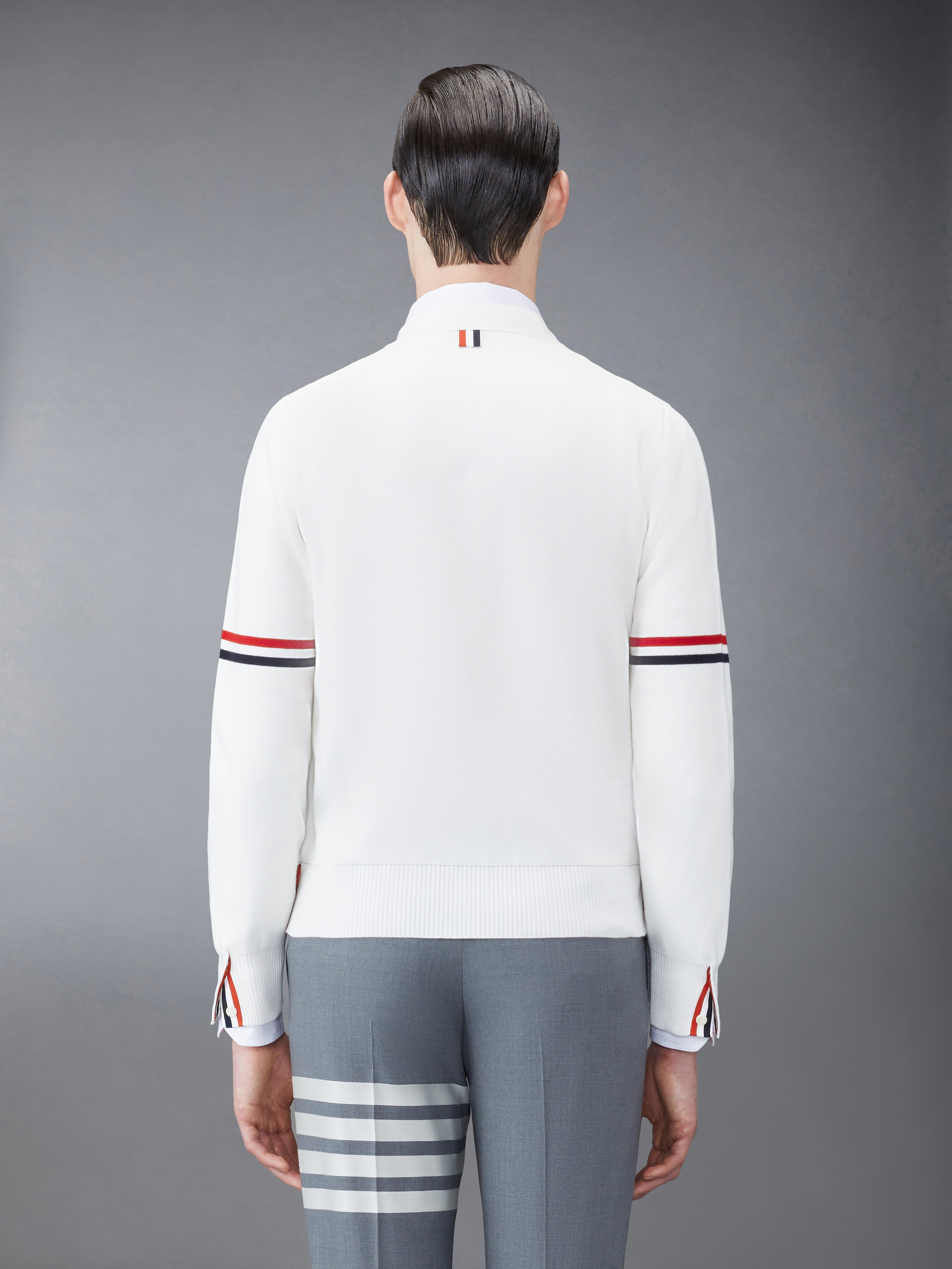 コットン ミラノ Vネック カーディガン | Thom Browne