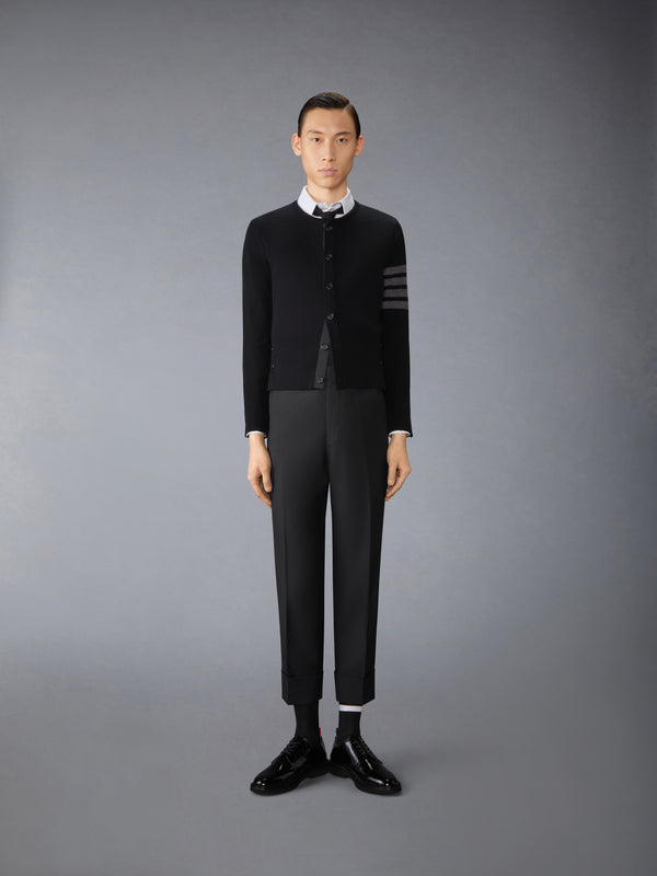 CASHMERE CLASSIC CREW NECK 4-BAR CARDIGAN - image 2