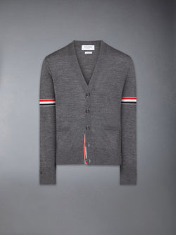 FINE MERINO WOOL RWB ARMBAND CARDIGAN