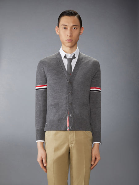 FINE MERINO WOOL RWB ARMBAND CARDIGAN