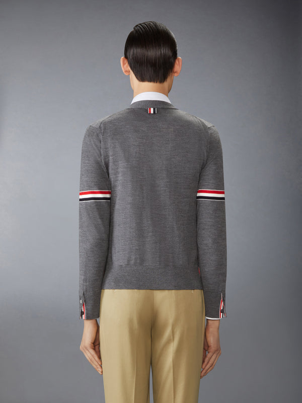 FINE MERINO WOOL RWB ARMBAND CARDIGAN - image 3