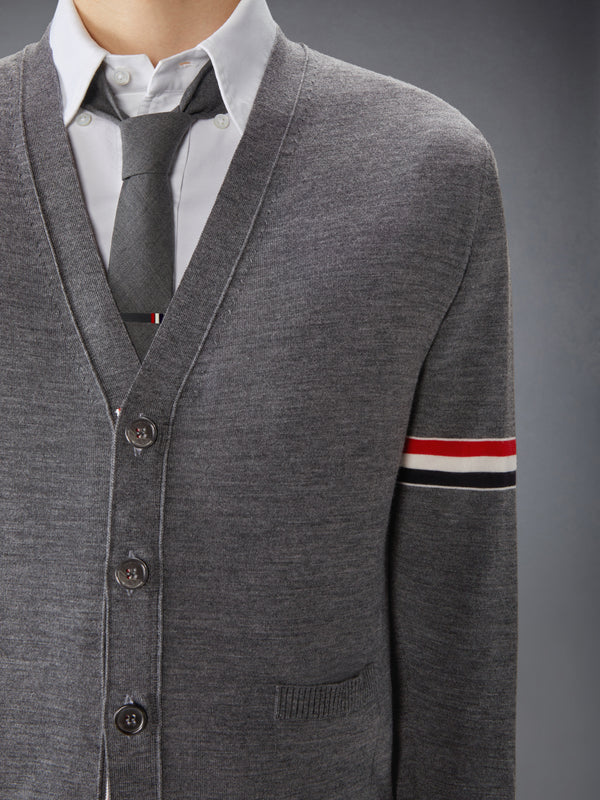 FINE MERINO WOOL RWB ARMBAND CARDIGAN - image 5