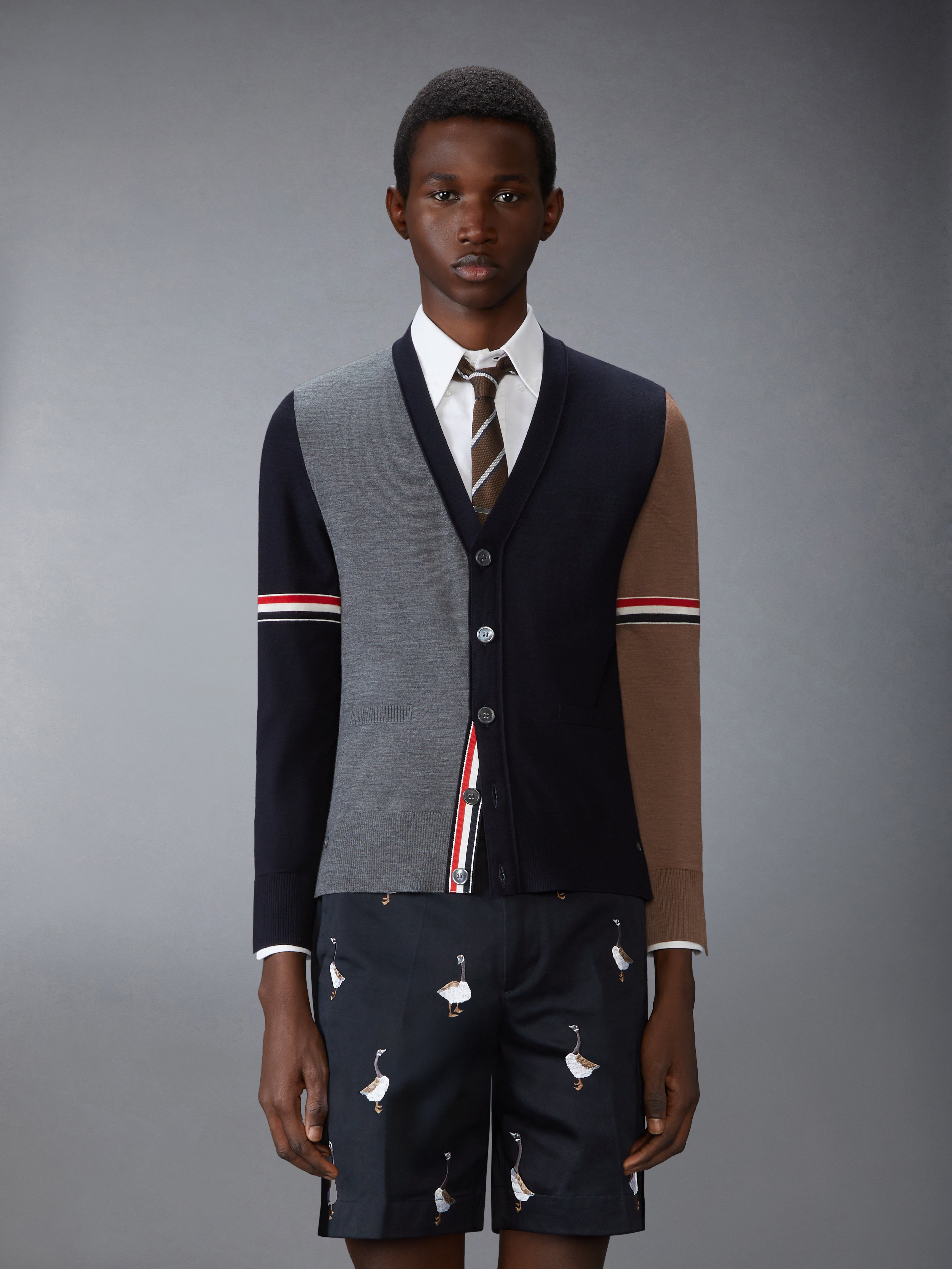 ★THOM BROWNE★メリノ ウール Aライン スカート スタイル_Y1029-035 | Thom Browne