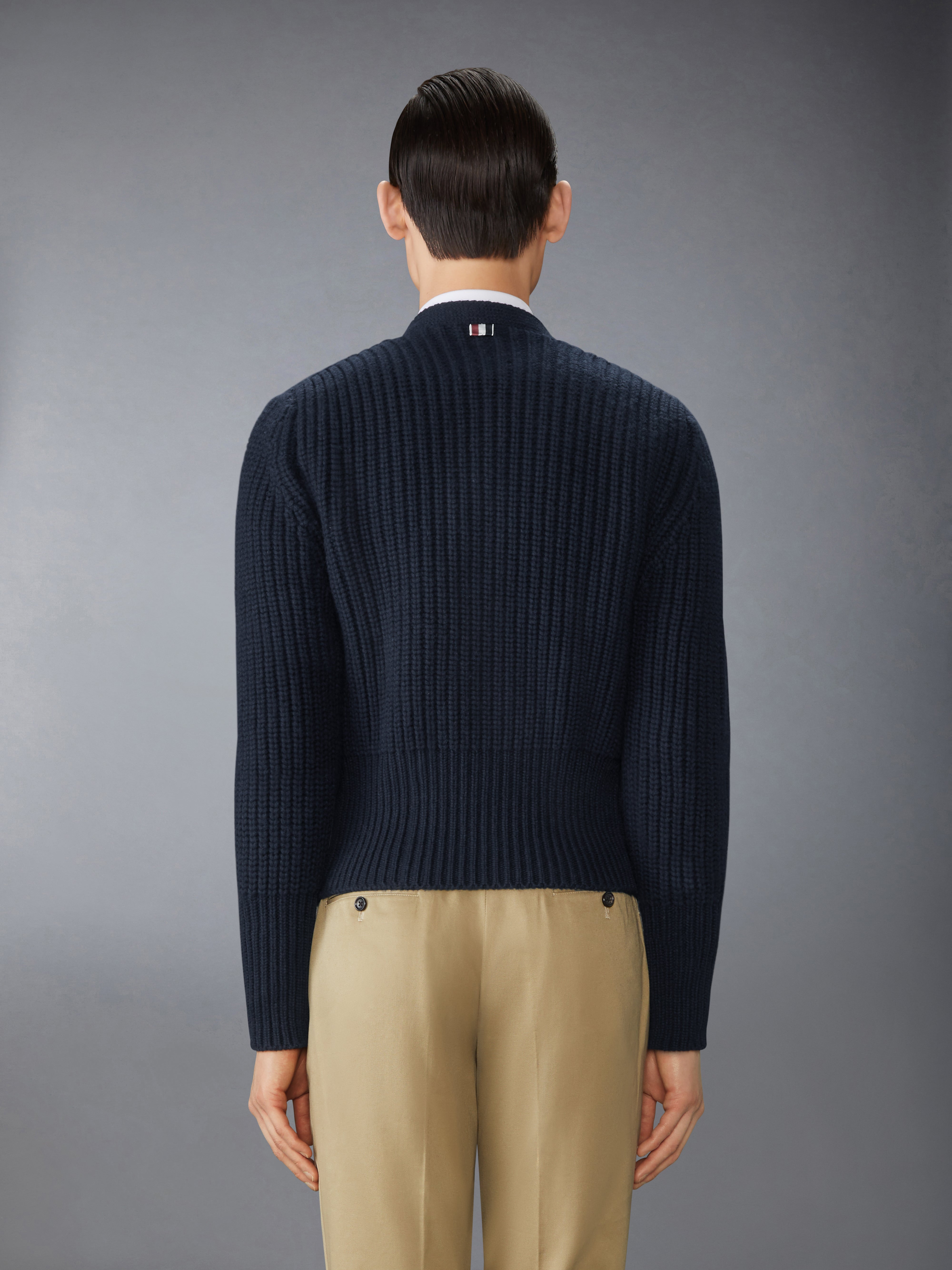 Half Stitch Cashmere Cardigan | Thom Browne
