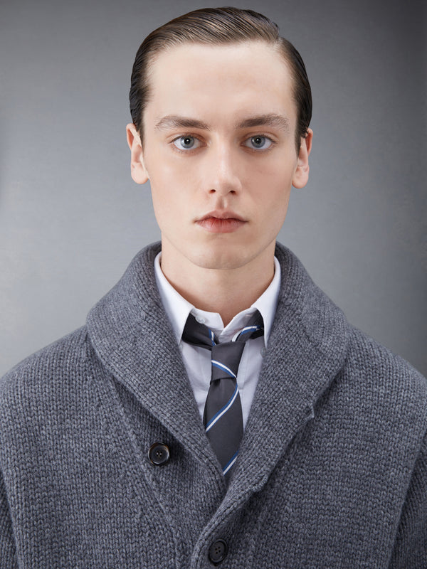Super Chunky Cashmere Jersey Shawl Collar Cardigan - image 5