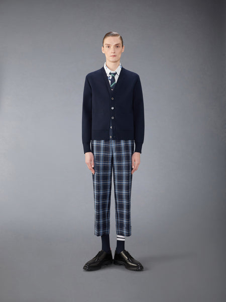 COTTON MILANO STITCH CARDIGAN NAVY