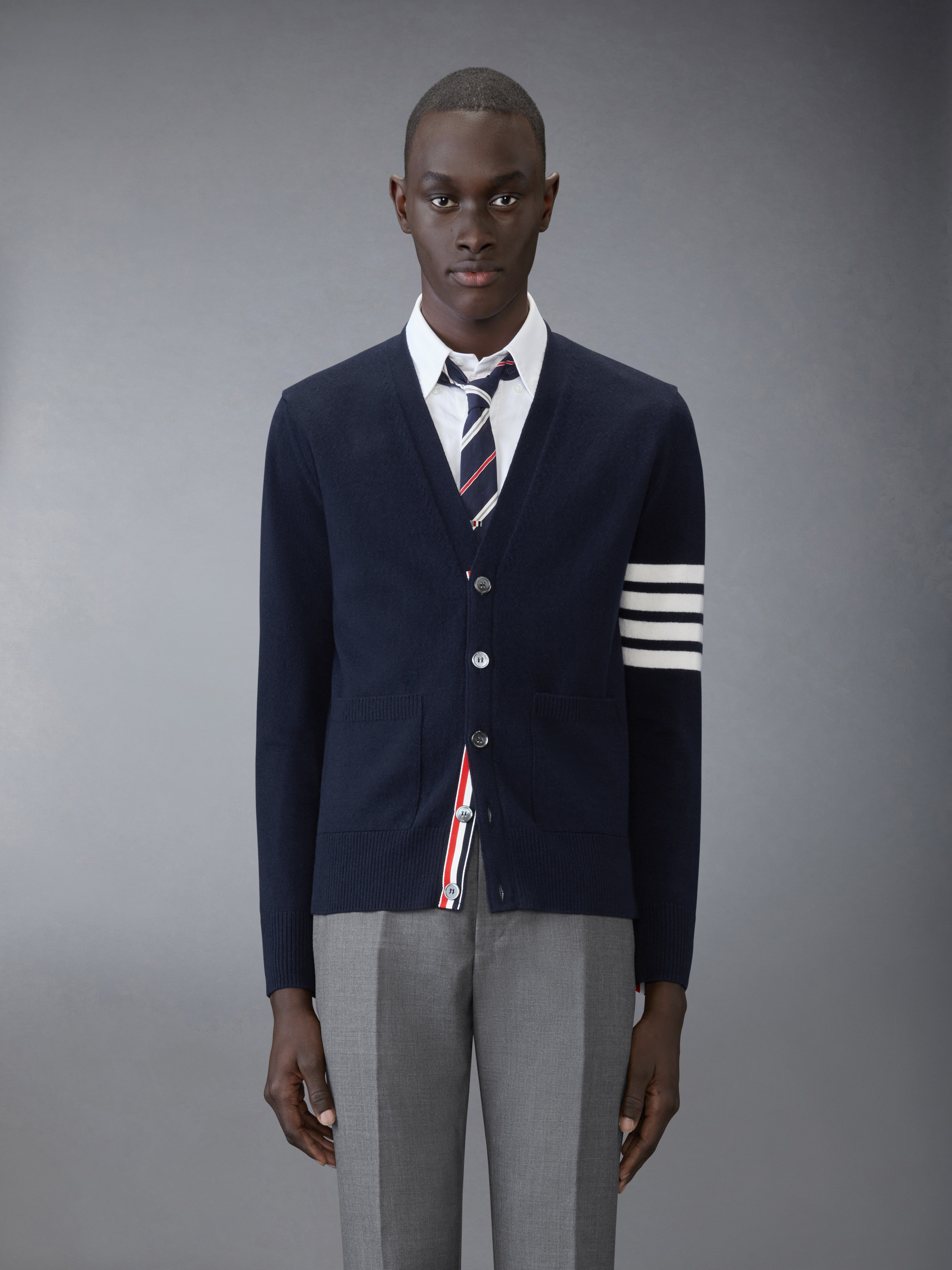 Holiday Hector Nutcracker Jersey Intarsia Relaxed Fit Cardigan In