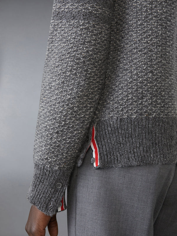 DONEGAL 4-BAR RELAXED V NECK CARDIGAN