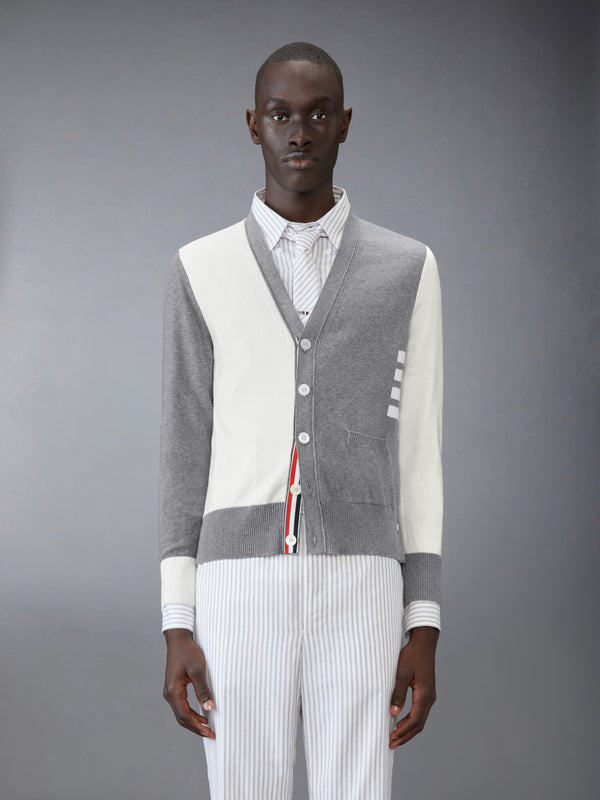 FUNMIX 4-BAR RELAXED FIT V NECK CARDIGAN - image 1