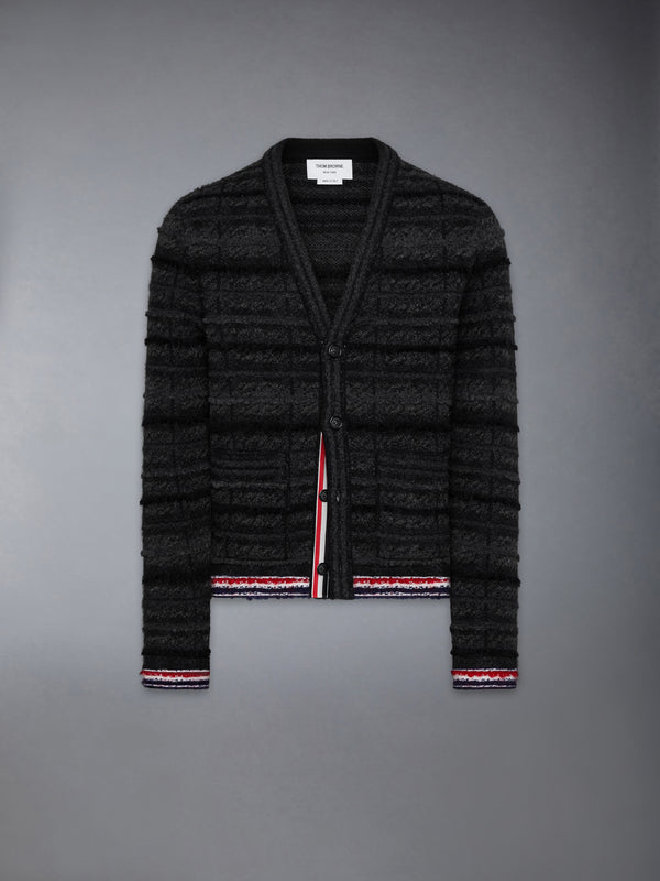 TARTAN JACQUARD MERINO MOHAIR CARDIGAN JACKET - featured image