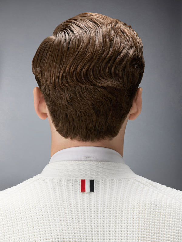 HALF CARDIGAN STITCH COTTON RWB CARDIGAN - image 5