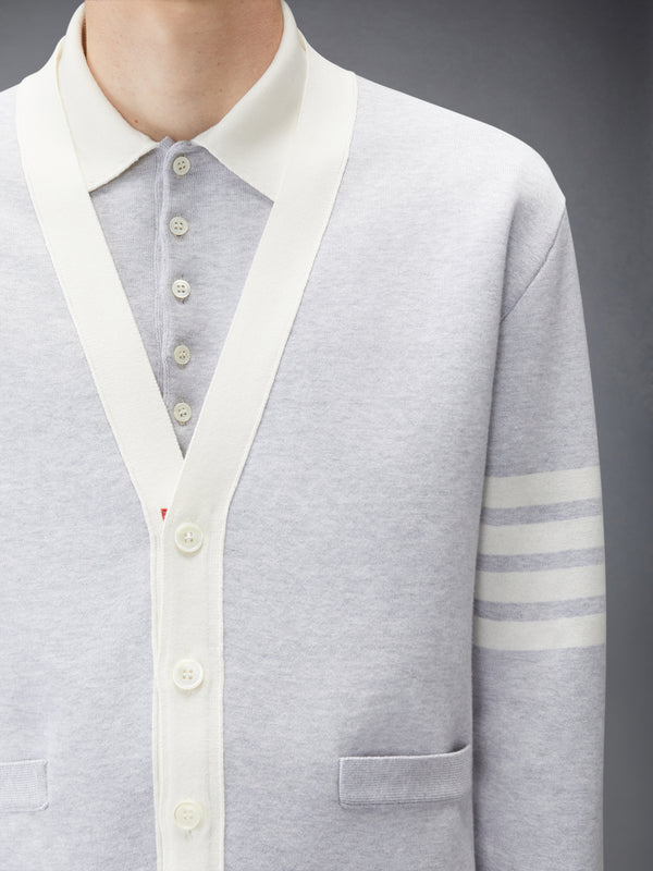 CREST INTARSIA JACQUARD 4-BAR RUGBY FIT CARDIGAN - image 5