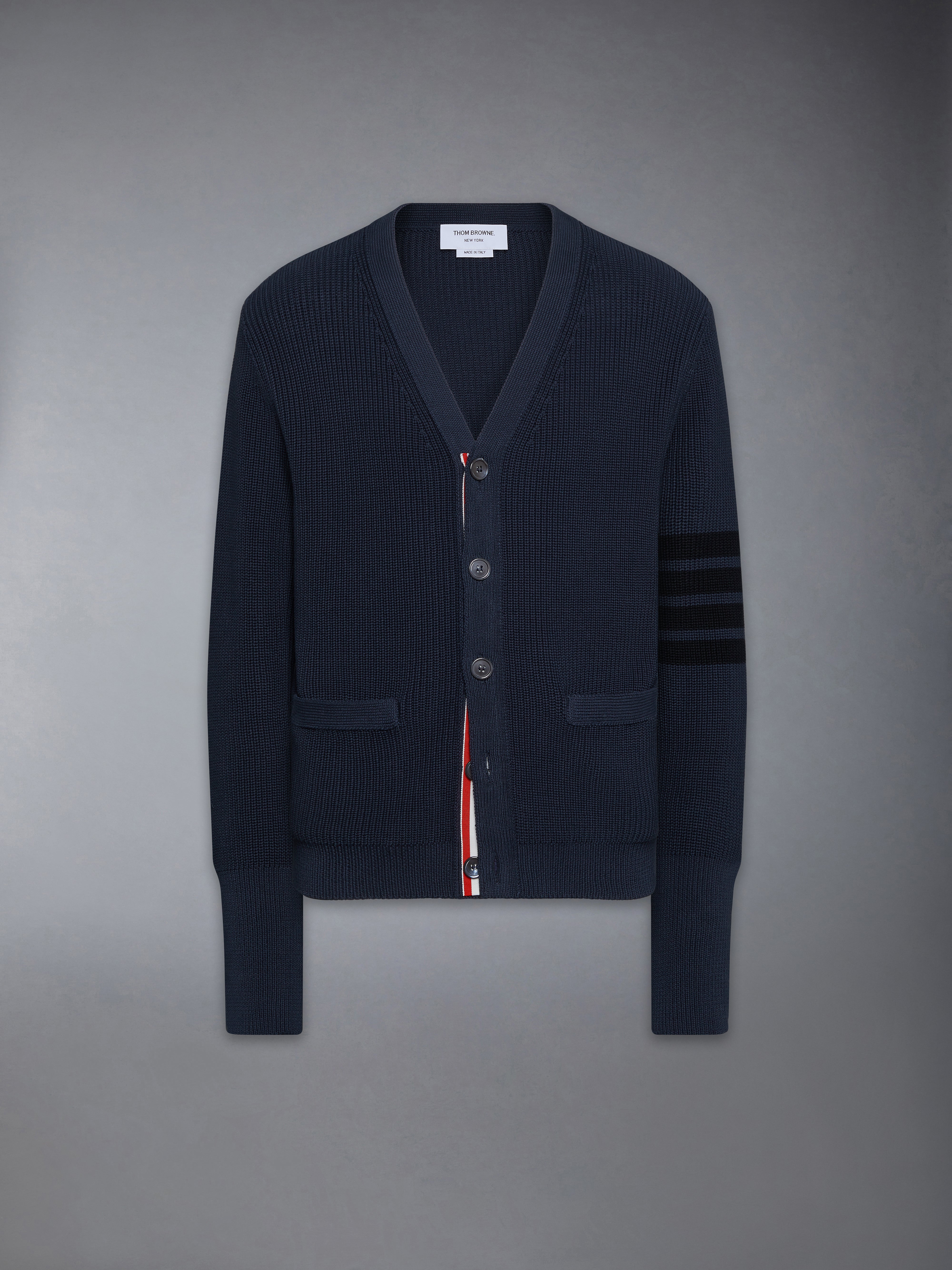 ガーメント ダイ 4-BAR カーディガン | Thom Browne