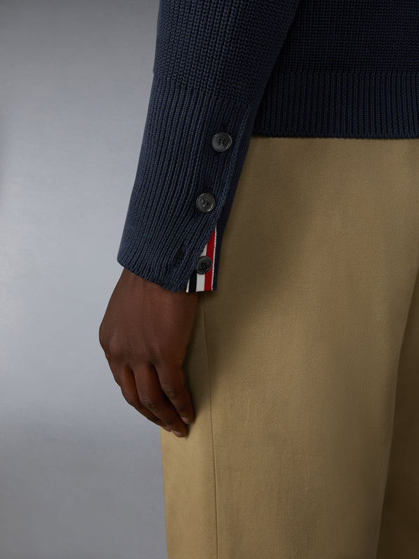 GARMENT DYED 4-BAR CARDIGAN - image 5