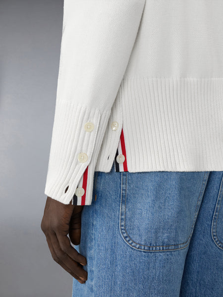 RWB ARMBAND LOBSTER JERSEY CARDIGAN 白
