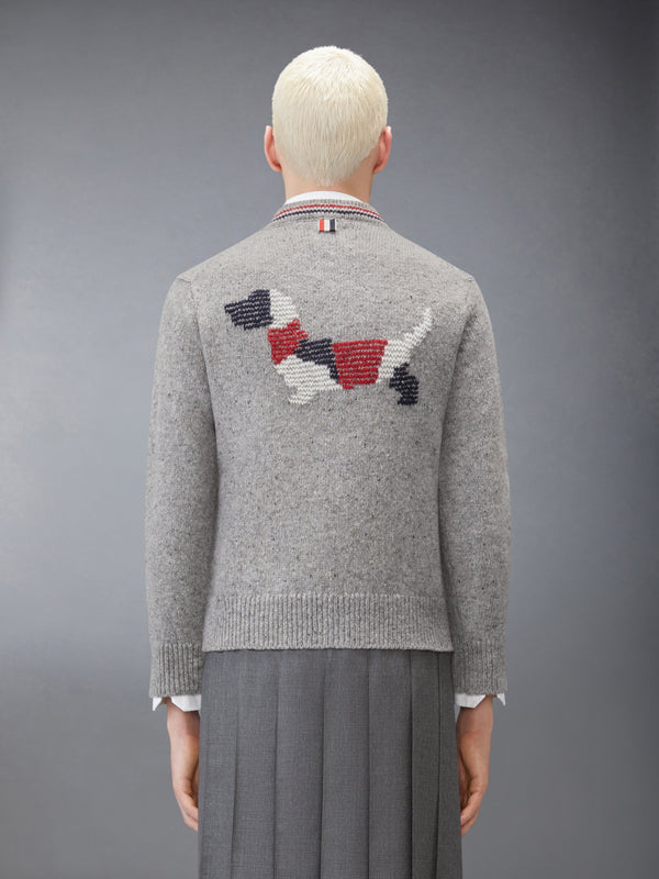 DONEGAL INTARSIA HECTOR PATCHWORK CARDIGAN - image 2