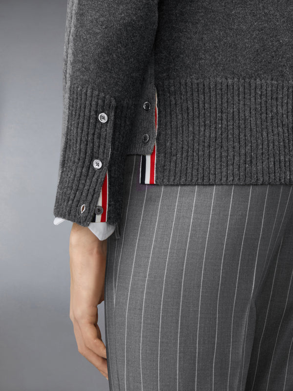 BABY CABLE STITCH 4-BAR CARDIGAN - image 4