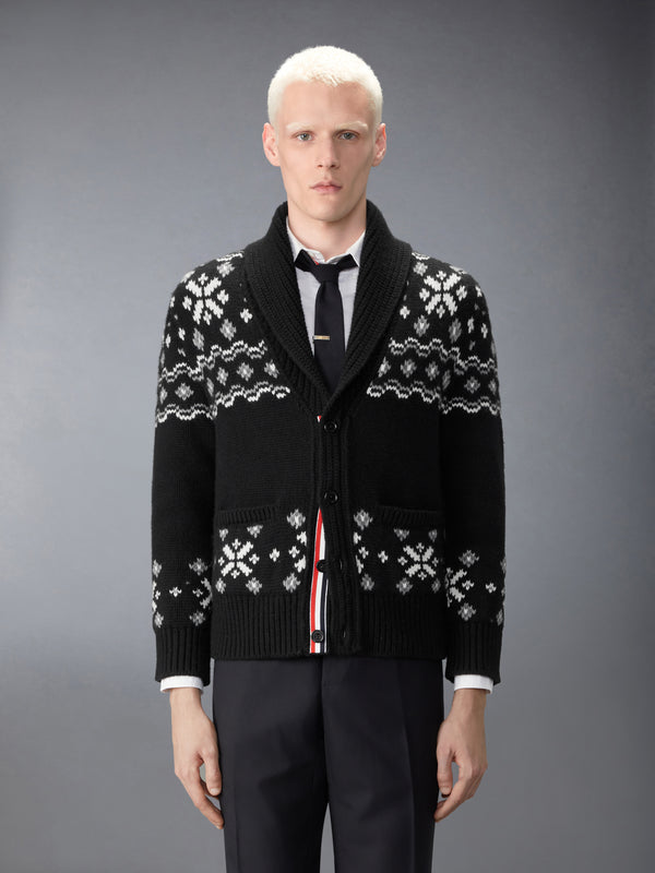 ICELANDIC FAIR ISLE CASHMERE CARDIGAN - image 1