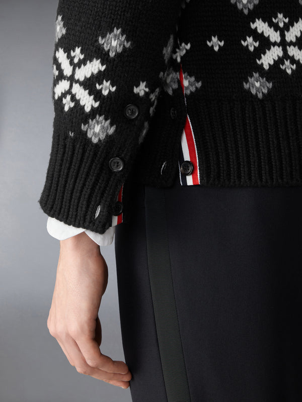 ICELANDIC FAIR ISLE CASHMERE CARDIGAN - image 5